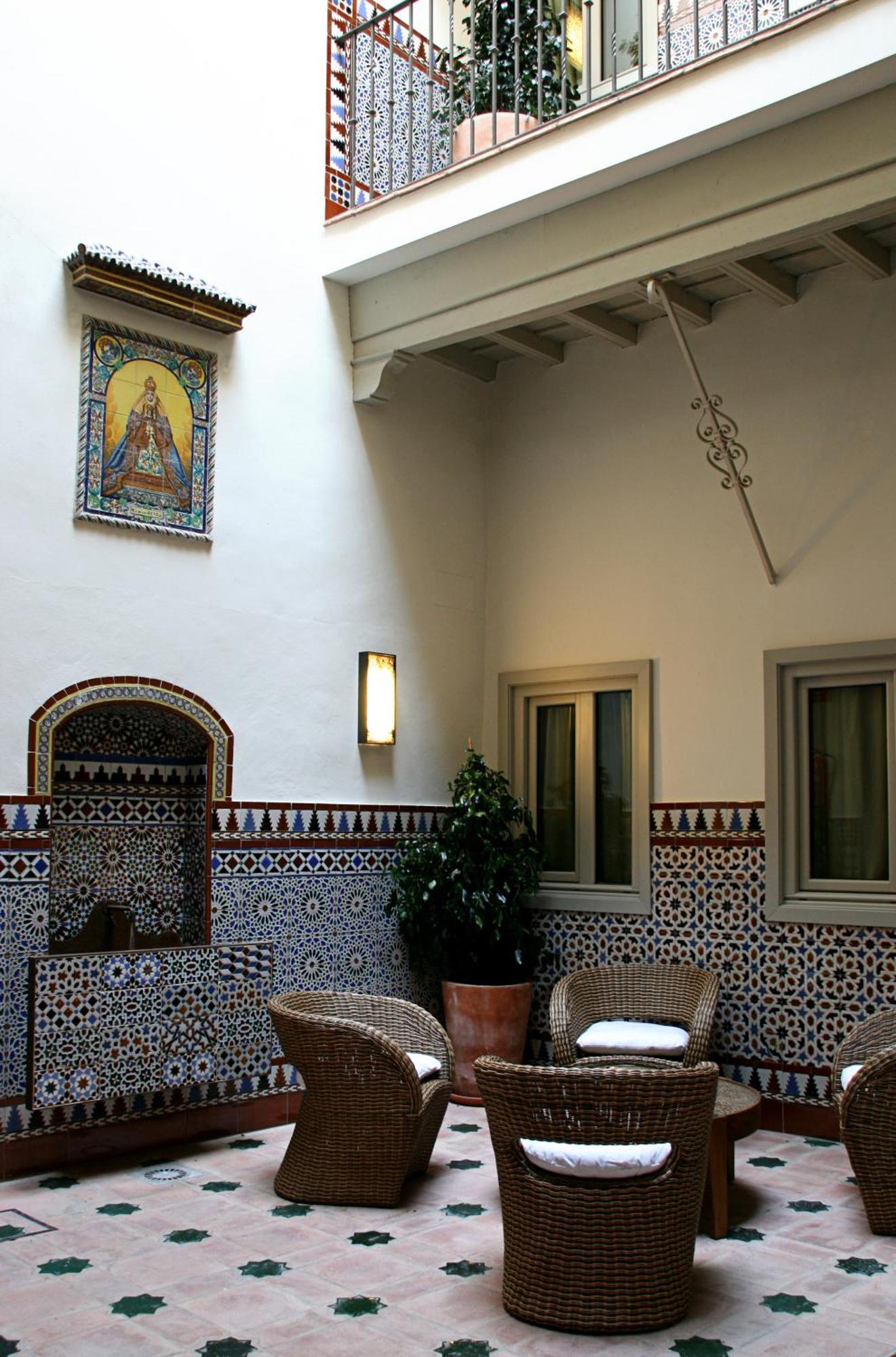 Hotel Boutique Casas De Santa Cruz Sevilha Interior foto
